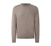 Strickpullover MAERZ MUENCHEN "Maerz Muenchen 420500 Strickpullover Herren Bekleidung", Herren, Gr. 52, braun, 100% Wolle, Rundhals, Pullover Strickpullover (45920466-52) braun