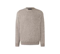 Strickpullover MAERZ MUENCHEN "Maerz Muenchen 432800 Pullover Herren Bekleidung", Herren, Gr. 54, braun, 88% Baumwolle, 12% Leinen, Rundhals, Pullover Strickpullover (32841760-54) braun