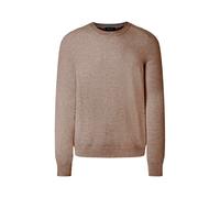 Strickpullover MAERZ MUENCHEN "Maerz Muenchen 449500 Strickpullover Herren Bekleidung", Herren, Gr. 52, beige, 100% Wolle, Rundhals, Pullover Strickpullover (44654262-52) beige