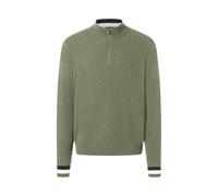 Strickpullover MAERZ MUENCHEN "Maerz Muenchen 460901 Strickpullover Herren Bekleidung", Herren, Gr. 52, grün (gruen), 100% Schurwolle, Pullover Strickpullover (66502245-52) gruen
