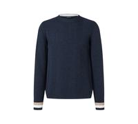Strickpullover MAERZ MUENCHEN "Maerz Muenchen 461601 Strickpullover Herren Bekleidung", Herren, Gr. 58, blau, 100% Schurwolle, Rundhals, Pullover Strickpullover (65993330-58) blau