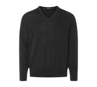 MAERZ Herren Pullover V-Ausschnitt Wolle (Merinowolle) 490400-591 anthrazit uni 54