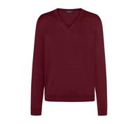 Strickpullover MAERZ MUENCHEN "Maerz Muenchen 490400 Strickpullover Herren Bekleidung", Herren, Gr. 56, bordeaux, 100% Wolle, V-Ausschnitt, Pullover Strickpullover (21308062-56) bordeaux