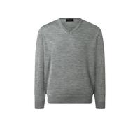 Strickpullover MAERZ MUENCHEN "Maerz Muenchen 490400 Strickpullover Herren Bekleidung", Herren, Gr. 58, grau, 100% Wolle, V-Ausschnitt, Pullover Strickpullover (46197246-58) grau
