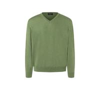 MAERZ Superwash Classic Fit Pullover Sunny Green, Einfarbig