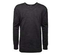MAERZ Herren Pullover V-Ausschnitt Wolle (Merinowolle) Superwash 490400-591 anthrazit 64