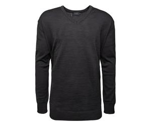 Strickpullover MAERZ MUENCHEN "Maerz Muenchen 490490 Strickpullover Herren Bekleidung", Herren, Gr. 68, schwarz (dunkelgrau), 100% Wolle, V-Ausschnitt, Pullover Strickpullover (84148954-68) dunkelgrau