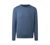MAERZ Superwash Roots Regular Fit Pullover Nimes Blue, Einfarbig