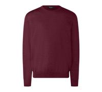 Strickpullover MAERZ MUENCHEN "Maerz Muenchen 490500 Strickpullover Herren Bekleidung", Herren, Gr. 50, bordeaux, 100% Wolle, Rundhals, Pullover Strickpullover (91305802-50) bordeaux