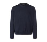 März Herren Pullover 490500 aus Schurwolle Marineblau Gr. 56