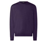Strickpullover MAERZ MUENCHEN "Maerz Muenchen 490500 Strickpullover Herren Bekleidung", Herren, Gr. 56, lila, 100% Wolle, Rundhals, Pullover Strickpullover (38822362-56) lila