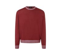 Strickpullover MAERZ MUENCHEN "Maerz Muenchen 497201 Strickpullover Herren Bekleidung", Herren, Gr. 54, rot, 100% Wolle, Rundhals, Pullover Strickpullover (47531065-54) rot