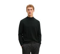 Strickpullover MARC O'POLO "aus Bio-Baumwoll-Schurwoll-Mix", Herren, Gr. XXL, schwarz, Obermaterial: 54% Baumwolle, 29% Schurwolle, 17% Polyamid, unifarben, Pullover Strickpullover (41822333-XXL) schw