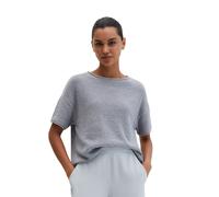Strickpullover MARC O'POLO "aus Bouclé-Garn", Damen, Gr. XXL, grau horizon, Obermaterial: 78% Baumwolle, 22% Polyamid, unifarben, Rundhals, Pullover Strickpullover (15772922-XXL) grau horizon