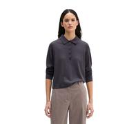 Strickpullover MARC O'POLO "aus edlem Merinowolle-Viskose-Mix", Damen, Gr. XXL, blau graphite, Obermaterial: 57% Schurwolle, 38% Viskose, 5% Polyamid, unifarben, Pullover Strickpullover (77378541-XXL)