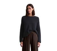 Marc OߴPolo Damen Strickpullover mit U-Boot-Ausschnitt Oversize Fit, Blau (Deep Night Blue), M