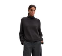 Strickpullover MARC O'POLO "aus Heavy-Weight-Organic-Cotton", Damen, Gr. XXL, schwarz (manic midnight), Obermaterial: 100% Baumwolle, unifarben, Pullover Strickpullover (15876650-XXL) manic midnight