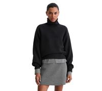 Strickpullover MARC O'POLO "aus kuscheligem Merinowolle-Mix", Damen, Gr. S, deep night blau, Obermaterial: 80% Wolle, 20% Polyamid, gestreift, Pullover Strickpullover (27257547-S) deep night blau