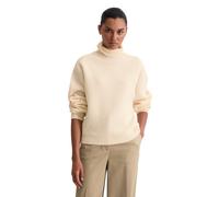 Strickpullover MARC O'POLO "aus kuscheligem Merinowolle-Mix", Damen, Gr. S, raw cream, Obermaterial: 80% Wolle, 20% Polyamid, gestreift, Pullover Strickpullover (91313904-S) raw cream