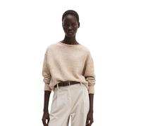 Strickpullover MARC O'POLO "aus kuscheligem Organic Cotton-Alpakawolle-Mix", Damen, Gr. M, beige (light braun), Obermaterial: 38% Baumwolle, 23% Polyester, 19% Alpaka, 19% Wolle (Schafwolle), 1% Elast