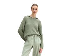 Strickpullover MARC O'POLO "aus Organic-Cotton-Mix-Slub", Damen, Gr. XS, fresh sage, Obermaterial: 75% Baumwolle, 25% Polyester, unifarben, Pullover Strickpullover (54619439-XS) fresh sage