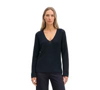 Marc O'Polo Strickpullover aus Bio-Baumwolle mit V-Ausschnitt Schwarz XL