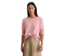 Strickpullover MARC O'POLO "aus reiner Bio-Baumwolle", Damen, Gr. XS, natural rose, Obermaterial: 100% Baumwolle, unifarben, Pullover Strickpullover (71268618-XS) natural rose