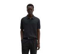 Strickpullover MARC O'POLO "aus reiner Bio-Baumwolle", Herren, Gr. M, schwarz navy, Obermaterial: 100% Baumwolle, unifarben, Pullover Strickpullover (31515105-M) schwarz navy