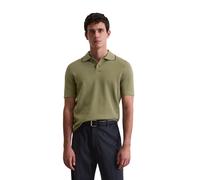 Poloshirt MARC O'POLO "DFB Travel Collection", Herren, Gr. M, grün (avery fern), Strick, Obermaterial: 100% Baumwolle, casual, regular fit, Shirts, aus Strick, aus reiner Bio-Baumwolle, regular fit (8