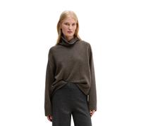 Strickpullover MARC O'POLO "aus softem Schurwolle-Mix", Damen, Gr. XS, braun (stone braun melange), Obermaterial: 80% Schurwolle, 20% Polyamid, unifarben, Pullover Strickpullover (90184826-XS) stone b