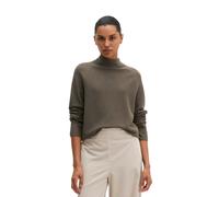 Strickpullover MARC O'POLO "aus softer Bio-Baumwolle", Damen, Gr. XS, stone taupe, Obermaterial: 100% Baumwolle, unifarben, Pullover Strickpullover (67485068-XS) stone taupe