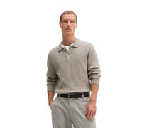 Strickpullover MARC O'POLO "aus weichem Wolle-Mix mit Viskose", Herren, Gr. M, beige (driftwood haze), Obermaterial: 59% Wolle (Schafwolle), 19% Viskose, 19% Polyamid, 3% Polyester, unifarben, Pullove