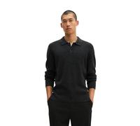 Strickpullover MARC O'POLO "aus weichem Wolle-Mix mit Viskose", Herren, Gr. M, grau (dunkelgrau melange), Obermaterial: 59% Wolle (Schafwolle), 19% Viskose, 19% Polyamid, 3% Polyester, unifarben, Pull