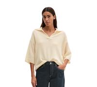 Strickpullover MARC O'POLO "aus weicher Merinowolle", Damen, Gr. XL, beige (chalky sand), Obermaterial: 100% Schurwolle, unifarben, Pullover Strickpullover (13443747-XL) chalky sand