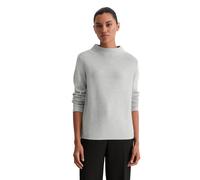 Strickpullover MARC O'POLO, Damen, Gr. L, summer grau melange, Strick, Obermaterial: 100% Baumwolle, normal, Rundhals, Rippbündchen, Pullover Strickpullover (78281722-L) summer grau melange