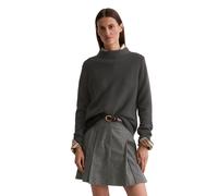 Strickpullover MARC O'POLO, Damen, Gr. S, night grau, Strick, Obermaterial: 100% Baumwolle, normal, Rundhals, Rippbündchen, Pullover Strickpullover (35678156-S) night grau