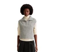 Strickpullover MARC O'POLO DENIM "aus edlem Wolle-Alpakawolle-Mix", Damen, Gr. XXS, medium grau, Obermaterial: 43% Wolle, 34% Polyamid, 23% Alpaka, unifarben, Pullover Strickpullover (38924054-XXS) me