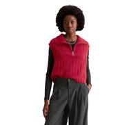 Strickpullover MARC O'POLO DENIM "aus edlem Wolle-Alpakawolle-Mix", Damen, Gr. XXS, medium rot, Obermaterial: 43% Wolle, 34% Polyamid, 23% Alpaka, unifarben, Pullover Strickpullover (48185232-XXS) med