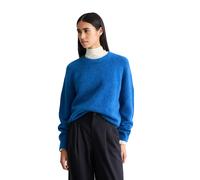 Strickpullover MARC O'POLO DENIM "aus kuscheligem Alpakawolle-Mix", Damen, Gr. L, pale cobalt, Obermaterial: 42% Polyamid, 28% Wolle, 28% Alpaka, 2% Elasthan, unifarben, Rundhals, Pullover Strickpullo