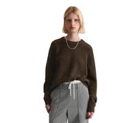 Strickpullover MARC O'POLO DENIM "aus kuscheligem Alpakawolle-Mix", Damen, Gr. S, schwarz espresso, Obermaterial: 42% Polyamid, 28% Wolle, 28% Alpaka, 2% Elasthan, unifarben, Rundhals, Pullover Strick