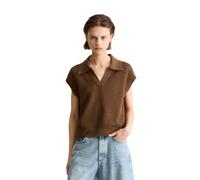 Strickpullover MARC O'POLO DENIM "aus Organic Cotton", Damen, Gr. M, umbra braun, Obermaterial: 100% Baumwolle, unifarben, Pullover Strickpullover (73015328-M) umbra braun