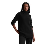 Strickpullover MARC O'POLO DENIM "aus Organic Cotton-Mix", Damen, Gr. L, schwarz, Obermaterial: 60% Baumwolle, 40% Polyacryl, unifarben, Pullover Strickpullover (41357001-L) schwarz