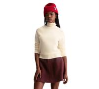 Strickpullover MARC O'POLO DENIM "aus Soft Cotton Stretch", Damen, Gr. XL, weiß blush, Obermaterial: 58% Baumwolle, 25% Polyamid, 17% Polyester, unifarben, Pullover Strickpullover (76657303-XL) weiß b