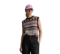 Strickpullover MARC O'POLO DENIM "aus softem Alpakawolle-Schurwolle-Viskose-Mix", Damen, Gr. XL, medium braun, Obermaterial: 43% Polyamid, 31% Alpaka, 14% Schurwolle, 12% Viskose, gemustert, Rundhals,