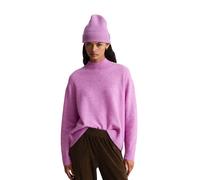 Strickpullover MARC O'POLO DENIM "aus softem Schurwolle-Mix", Damen, Gr. XS, lila (medium pink), Obermaterial: 72% Schurwolle, 26% Polyamid, 2% Elasthan, unifarben, Pullover Strickpullover (12660563-X