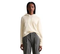 Strickpullover MARC O'POLO DENIM "aus softem Wolle-Mix", Damen, Gr. L, weiß blush, Obermaterial: 45% Wolle, 35% Polyamid, 20% Baumwolle, unifarben, Pullover Strickpullover (18190353-L) weiß blush