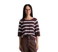 Strickpullover MARC O'POLO DENIM "aus weichem Organic-Cotton-Modal-Mix", Damen, Gr. XL, braun (medium braun), Obermaterial: 50% Modal, 50% Baumwolle, unifarben, Rundhals, Pullover Strickpullover (5816