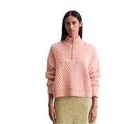 Strickpullover MARC O'POLO DENIM "aus weichem Schurwolle-Mix", Damen, Gr. S, rose powder, Obermaterial: 70% Schurwolle, 30% Polyacryl, unifarben, Pullover Strickpullover (90262428-S) rose powder