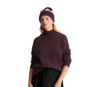 Strickpullover MARC O'POLO DENIM "aus weichem Wolle-Mix", Damen, Gr. XL, braun (rhubarb jam), Obermaterial: 45% Wolle, 35% Polyamid, 20% Baumwolle, unifarben, Pullover Strickpullover (27307568-XL) rhu