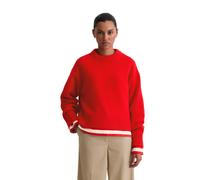 Strickpullover MARC O'POLO "mit exklusivem Tragekomfort", Damen, Gr. M, rot (bright rot), Obermaterial: 100% Kaschmir, unifarben, Rundhals, Pullover Strickpullover (70982863-M) bright rot